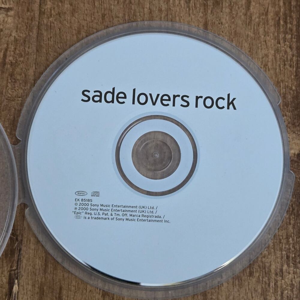 Vtg 2000 Sade Lovers Rock CD